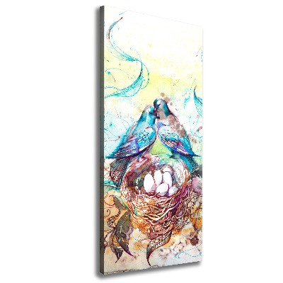 Verticaal canvasschilderij Familie