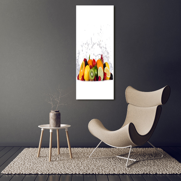 Verticale foto op canvas Fruit