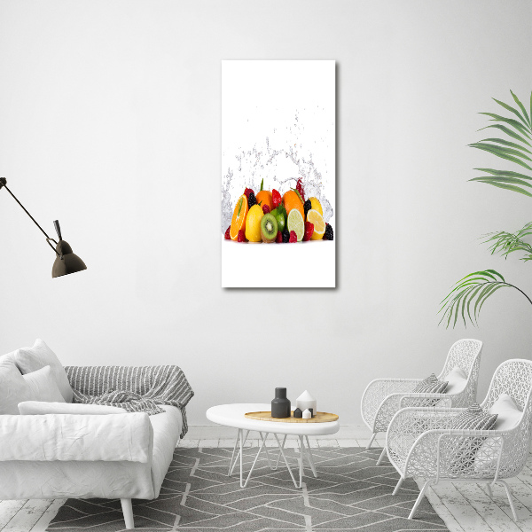 Verticale foto op canvas Fruit