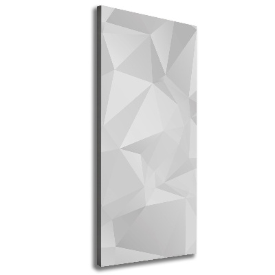 Verticaal schilderij op canvas Abstracte driehoeken