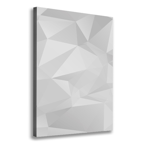 Foto obraz na płótnie pionowy Abstrakcja trójkąty