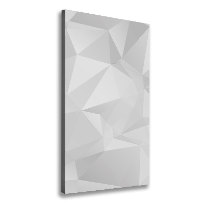 Foto obraz na płótnie pionowy Abstrakcja trójkąty