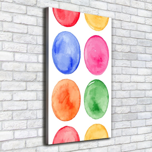 Verticale foto op canvas Gekleurde cirkels