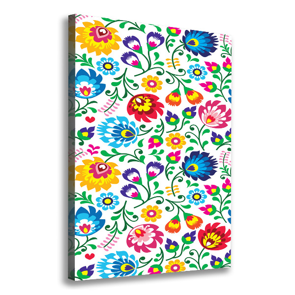 Verticale foto op canvas Etnisch patroon