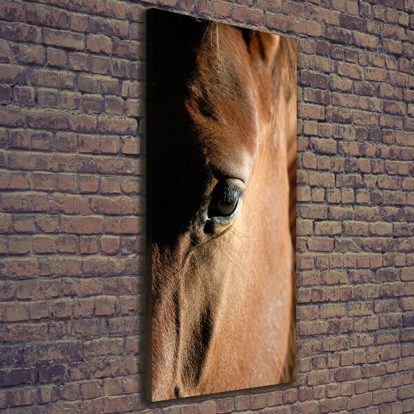 Verticaal schilderij op canvas Paard