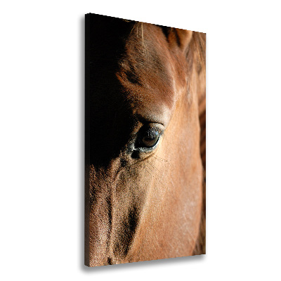 Verticaal schilderij op canvas Paard