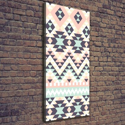 Verticale foto op canvas Etnische achtergrond