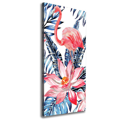 Verticaal canvasschilderij Hawaiiaanse bloemen