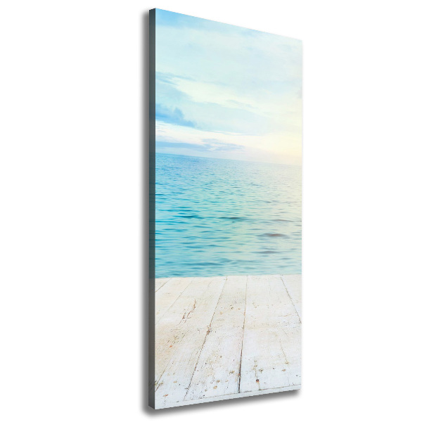 Verticale canvasfoto Tropisch strand
