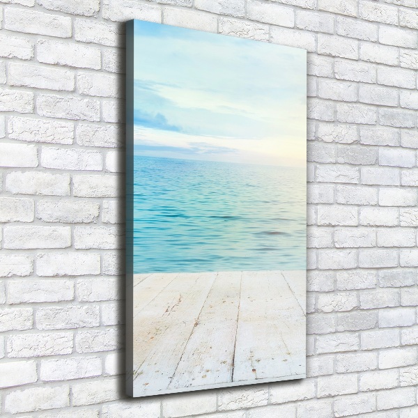 Foto obraz na płótnie pionowy Tropikalna plaża