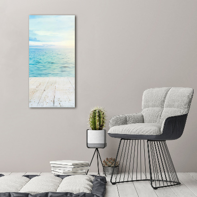 Verticale canvasfoto Tropisch strand