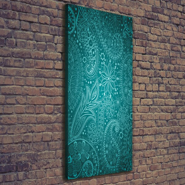 Verticaal schilderij op canvas Ornamenten