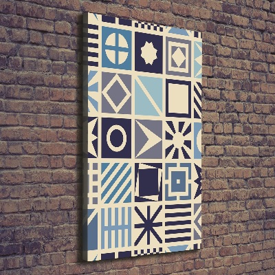 Verticale canvasfoto Geometrische achtergrond