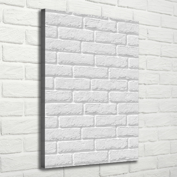Verticale foto op canvas Bakstenen muur