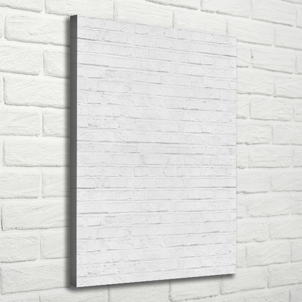 Verticaal canvasschilderij Bakstenen muur