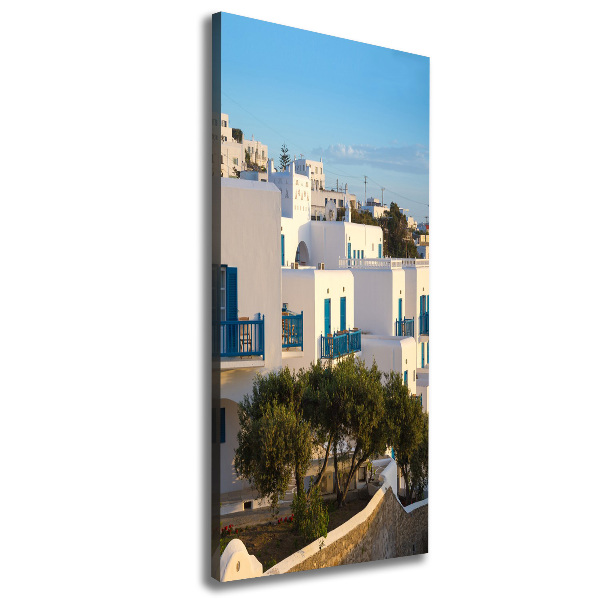 Verticale foto op canvas Mykonos, Griekenland