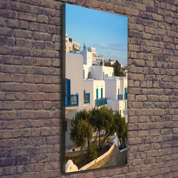Verticale foto op canvas Mykonos, Griekenland