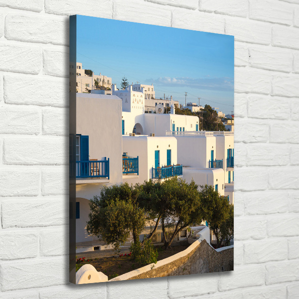 Verticale foto op canvas Mykonos, Griekenland
