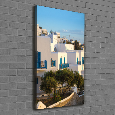 Verticale foto op canvas Mykonos, Griekenland