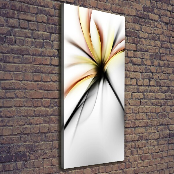 Foto obraz na płótnie pionowy Abstrakcyjny kwiat