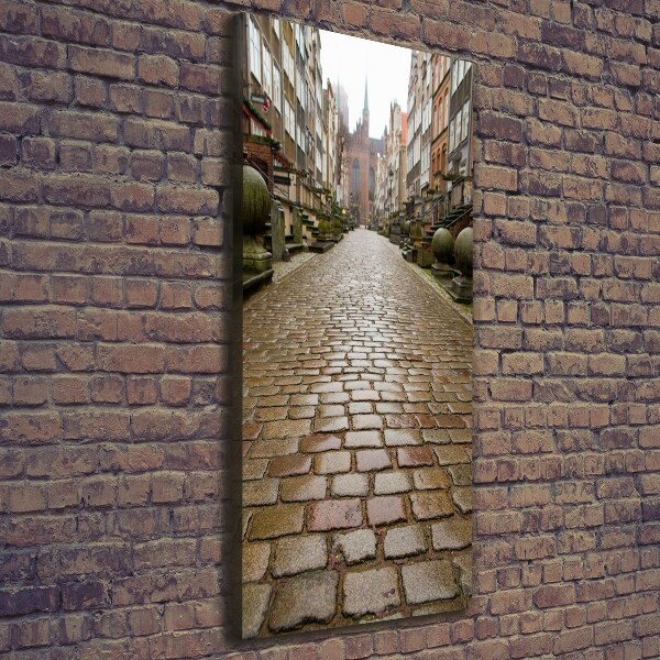 Verticaal schilderij op canvas Gdansk, Polen