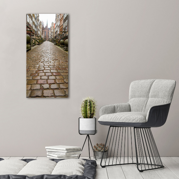 Verticaal schilderij op canvas Gdansk, Polen