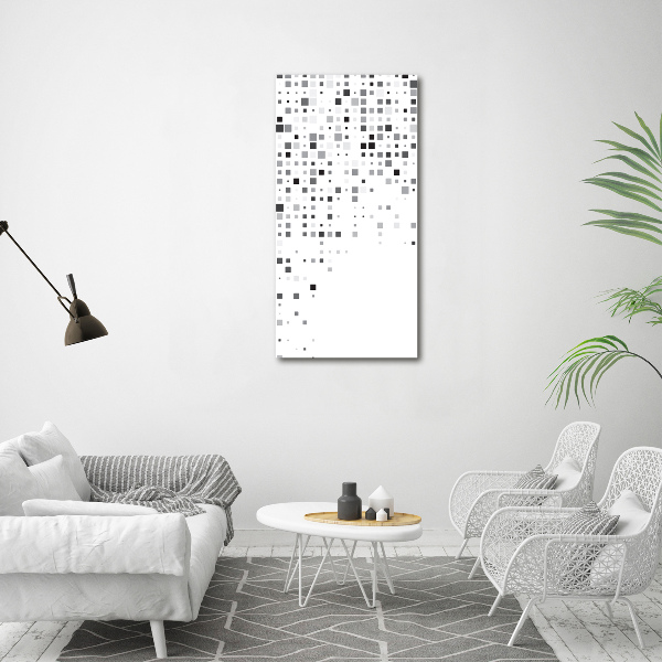 Verticale foto op canvas Abstracte vierkanten