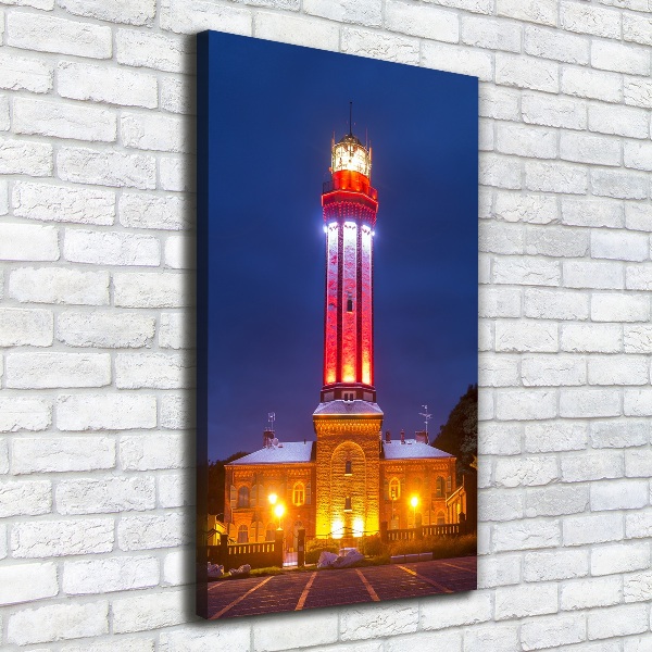 Verticale canvasfoto Niechorze Polen