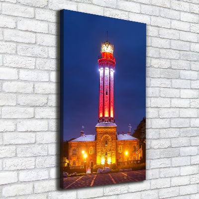 Verticale canvasfoto Niechorze Polen