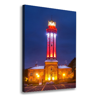 Verticale canvasfoto Niechorze Polen