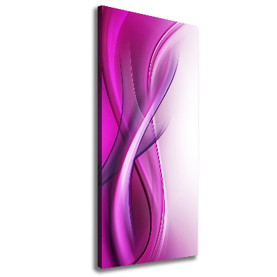 Verticaal canvasschilderij Golven op de achtergrond