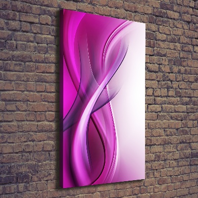 Verticaal canvasschilderij Golven op de achtergrond