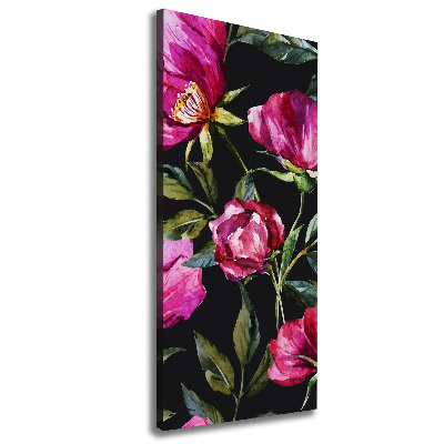 Foto obraz drukowany na płótnie pionowy Maki