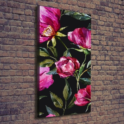 Foto obraz drukowany na płótnie pionowy Maki