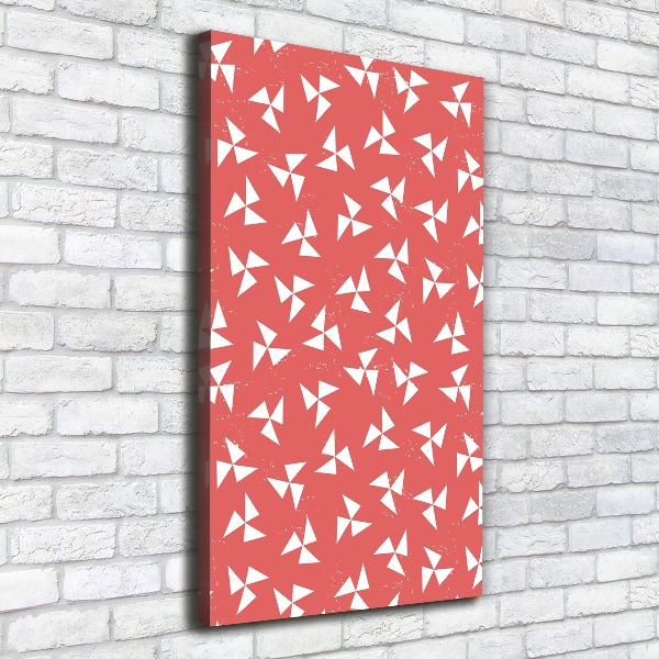 Verticaal schilderij op canvas Geometrische achtergrond