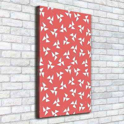 Verticaal schilderij op canvas Geometrische achtergrond