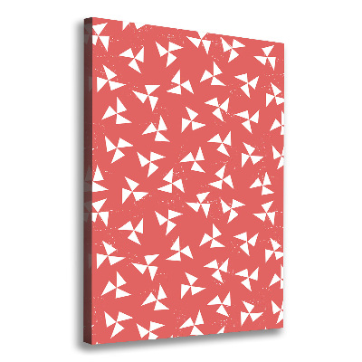 Verticaal schilderij op canvas Geometrische achtergrond