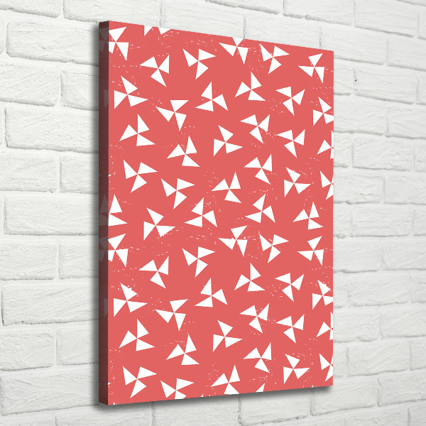 Verticaal schilderij op canvas Geometrische achtergrond