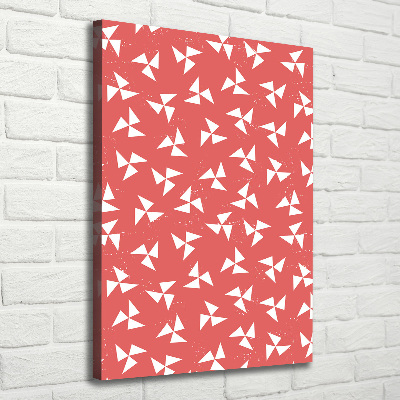 Verticaal schilderij op canvas Geometrische achtergrond