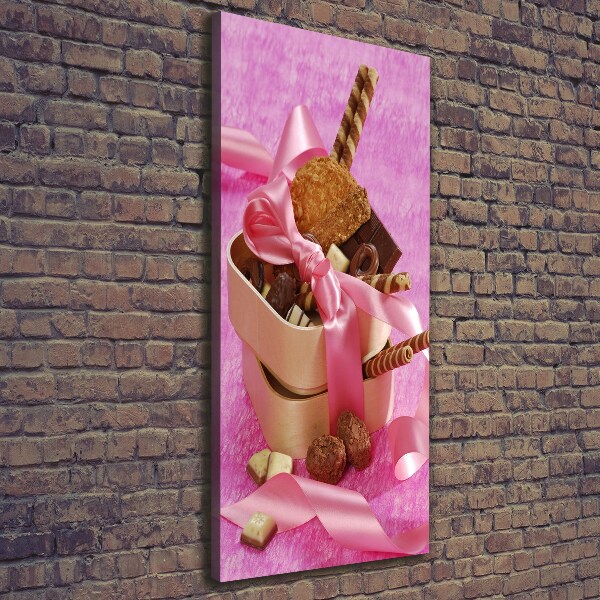 Verticale foto op canvas Snoep