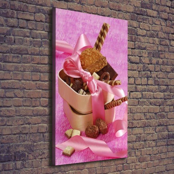 Foto obraz na płótnie do salonu pionowy Słodycze