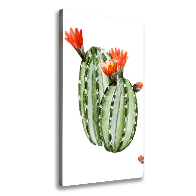 Verticaal schilderij op canvas Cactussen