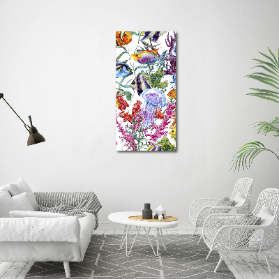 Verticale canvasfoto Onderwaterwereld