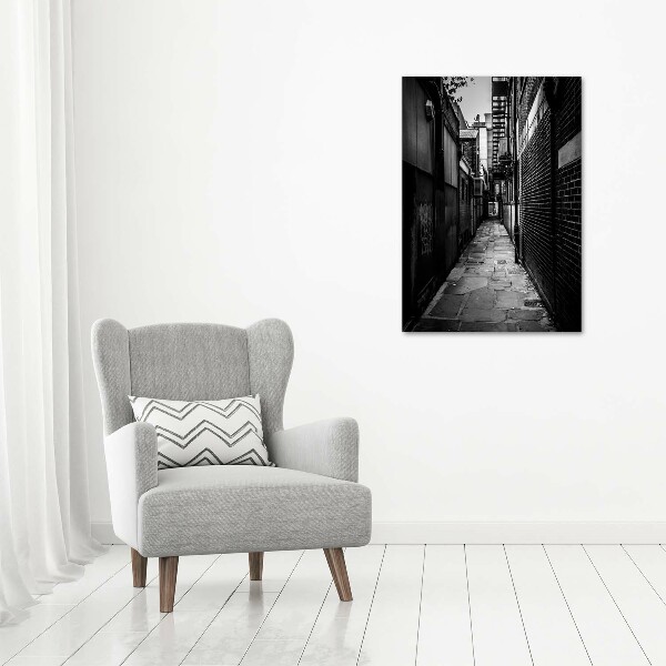 Verticaal schilderij op canvas Stadsstraten