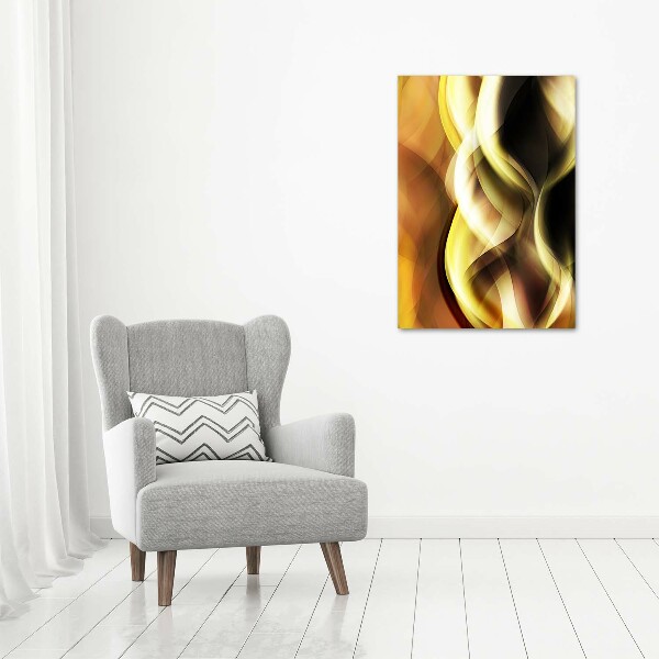 Verticale foto op canvas Gouden licht