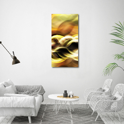 Verticale foto op canvas Gouden licht