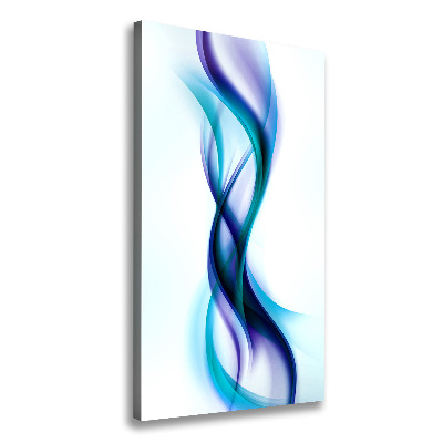 Verticaal canvasschilderij Abstracte golven