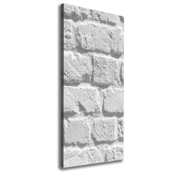 Verticaal canvasschilderij Bakstenen muur