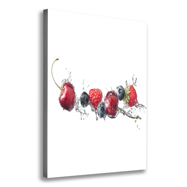 Verticale canvasfoto Bosvruchten