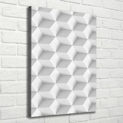 Verticale foto op canvas 3D-abstractie